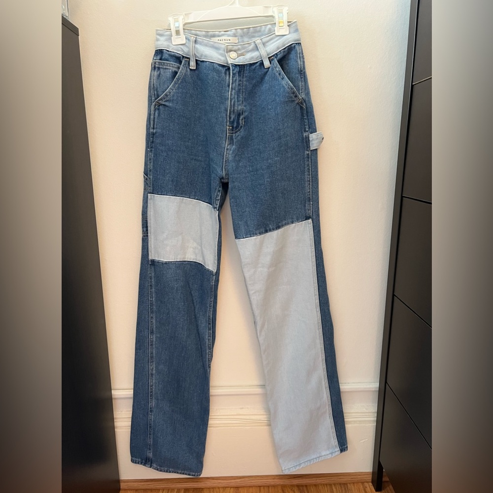 PacSun Patchwork ‘90s Boyfriend Carpenter Pants